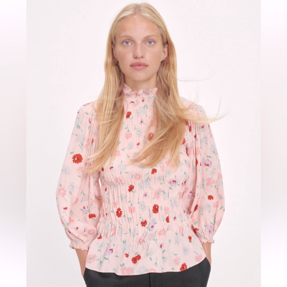 SAMSOE SARANMI FLORAL PINK GARDEN COTTAGE CORE